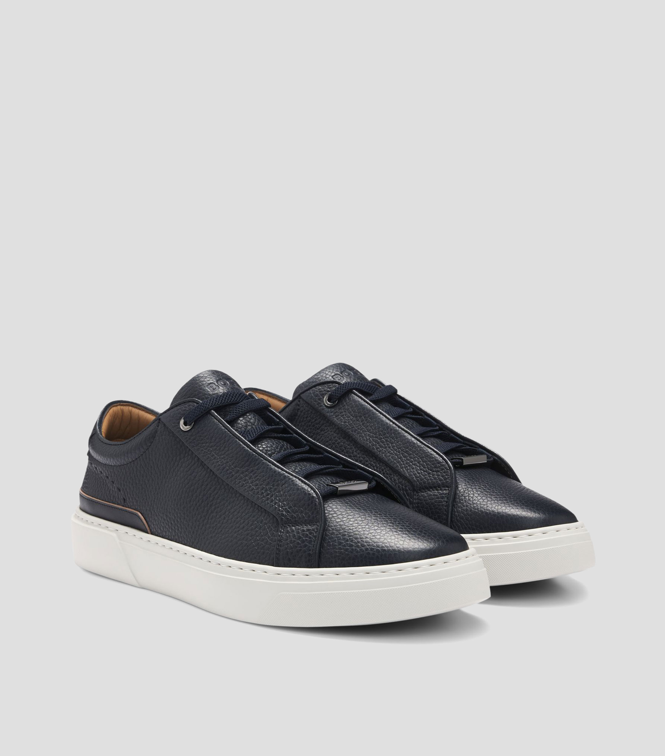 Tenis Gary de piel granulada Hombre